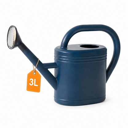 1 Gallon Watering Can for Indoor Plants, Plant Watering Can with Long Spout & Removable Sprinkler Head, Garden Watering Can for Outdoor Flowers, Houseplants & Patio, Blue