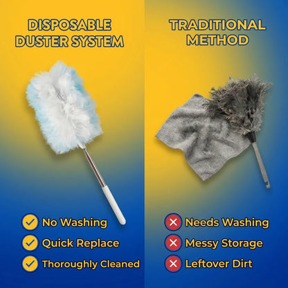 Refynest 60 Disposable Duster Refills with 43-Inch Handle