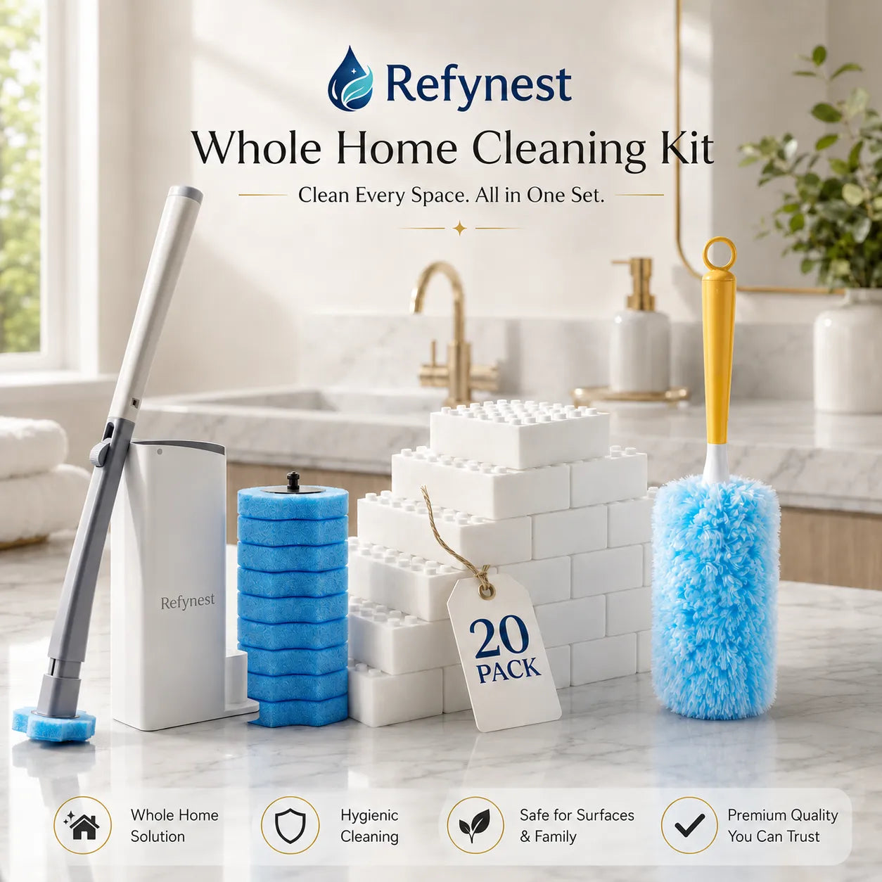 All-in-One Home Cleaning Kit