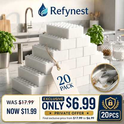 Refynest 2X Density Magic Cleaning Sponges | Exclusive Card Offer