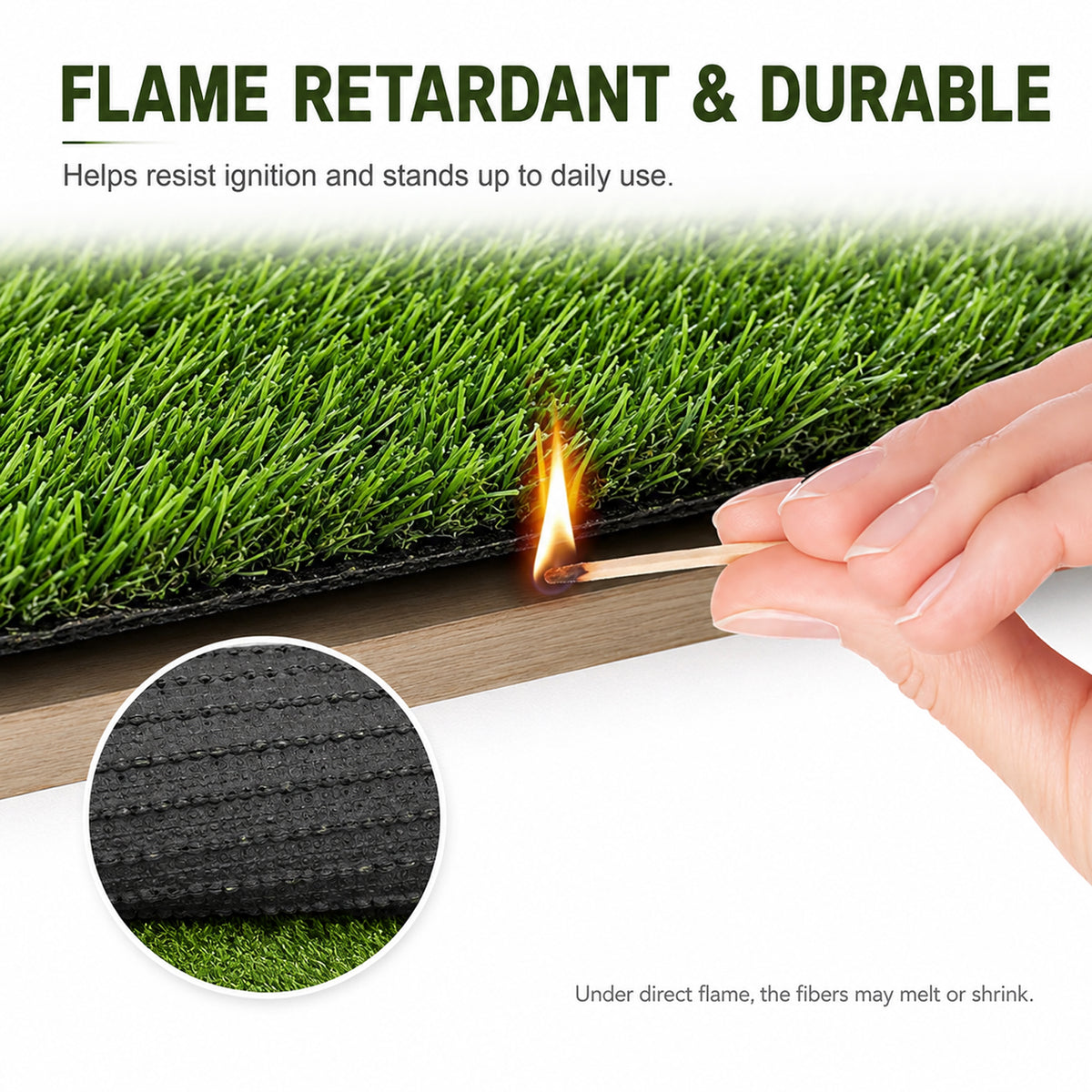 Grass Pee Pads for Dogs, 47.3 x 31.5 Inch Reusable Dog Grass Pad, Washable Artificial Grass Mat with Drainage Holes for Potty Training, Balcony, Patio, Indoor and Outdoor Use