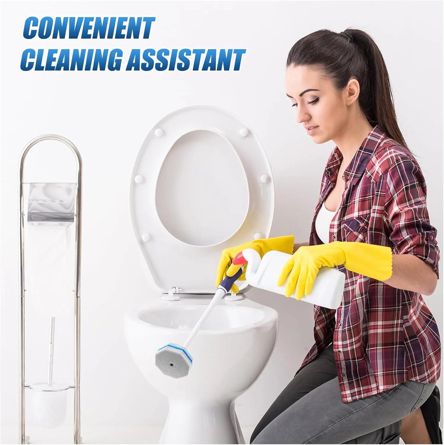 Refynest 50PC Toilet Wand Refills for Hygienic Toilet Cleaning——Gift Card Deals