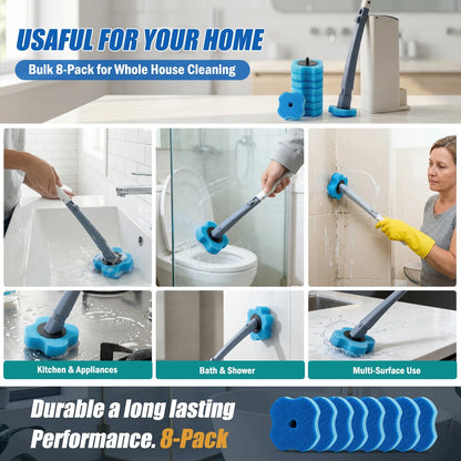 Exclusive Cardholder Offer – Toilet Bowl Wand Kit with Brush, Caddy & 8 Refill Heads