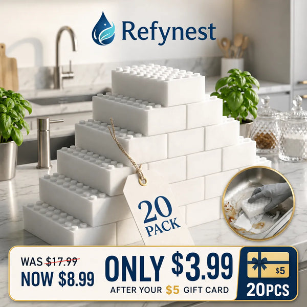 Refynest 2X Density Magic Cleaning Sponges for Kitchen & Bathroom——Gift Card Deals