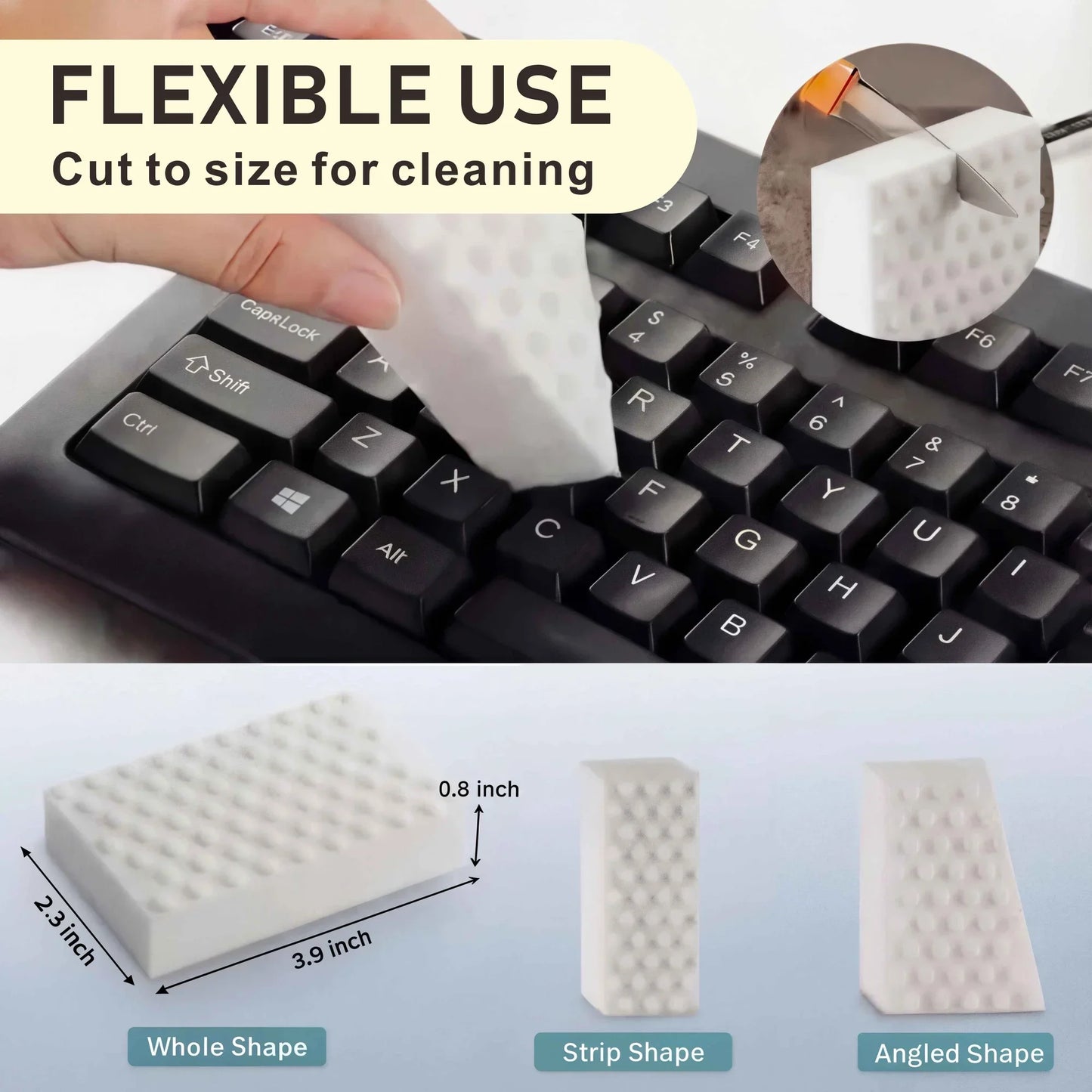 2X Density Magic Cleaning Sponges (20-Pack) – Extra Thick, Non-Scratch Eraser Pads | Exclusive Card Offer