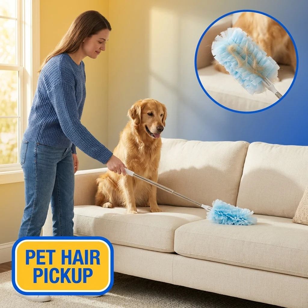 Refynest 60 Disposable Duster Refills with 43-Inch Handle